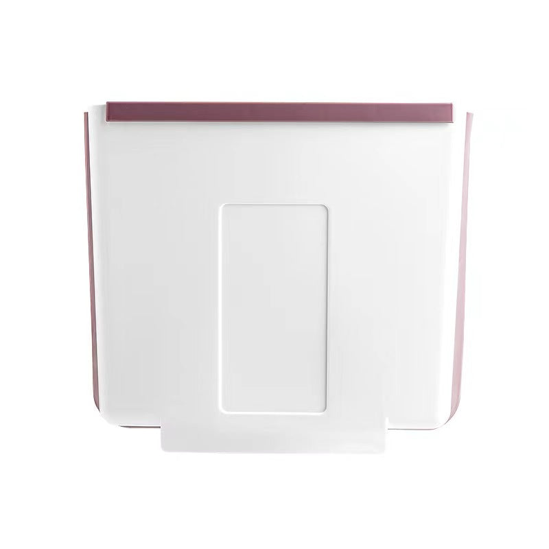 1pc Hanging Folding Trash Can Bin For Kitchen Cabinet Door