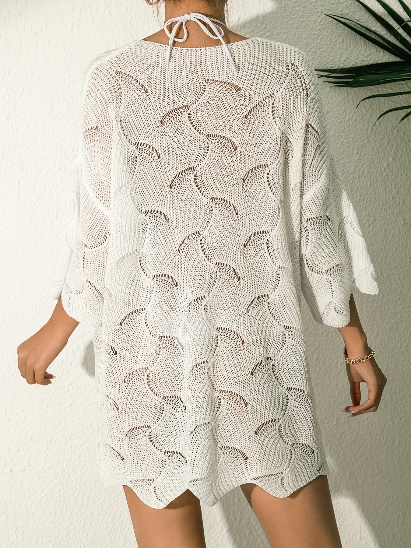 Round Neck Rash Guard Long Sleeves Cover Up Top