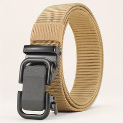 Men's Nylon Outdoor Casual Belt with Automatic Buckle
