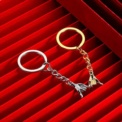 2pcs Couple Key Chain Hooks Hand Pendant For Gift Keychain