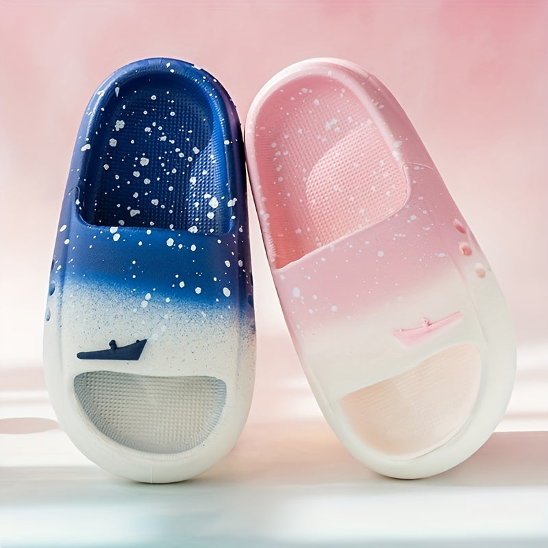Gradient Slippers Non Slip Lightweight Open Toe Slippers All Seasons