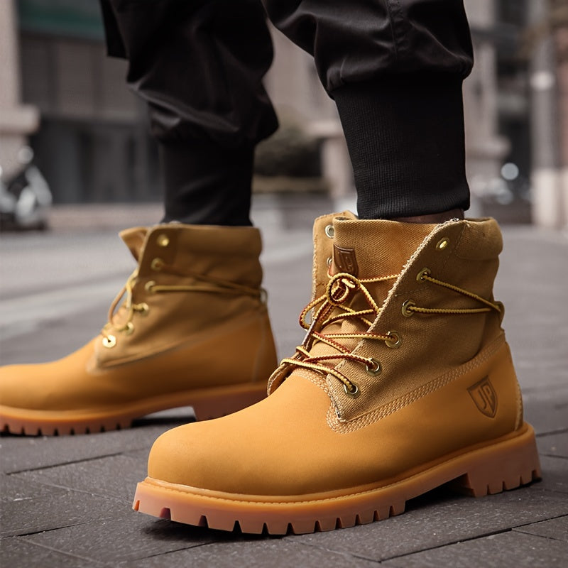 Men's High Top Boots Lace Up Camouflage Boots Yellowstone