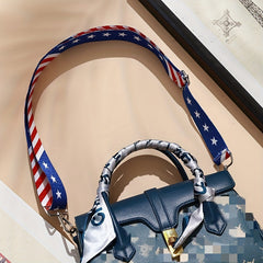 Adjustable Strap American Flag Shoulder Bag