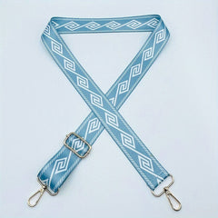 Geometric Pattern Bag Strap Wide Adjustable Shoulder Bag Strap Replacement