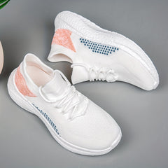 Women's Knitted Sports Shoes Low Top Sneakers