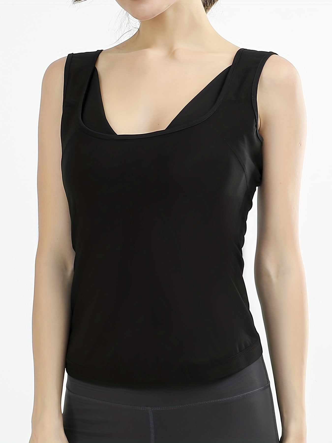 Shaping Tank Tops Tummy Control Workout Top for Women