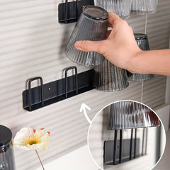 Kitchen Cup Holder Mug Glass Cup Rack Punch Wall Hanging Tea Water
