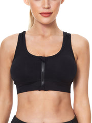 Women's Shockproof Racerback Sports Bra Yoga Fitness Bra