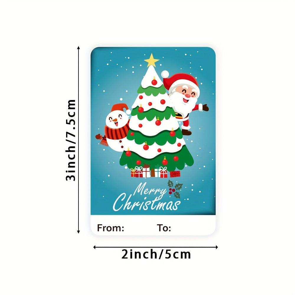 250 Christmas Holiday Decorations Stickers Labels