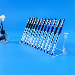 Acrylic Pen Display Stand Ballpoint Fountain Holder Stationery Organizer