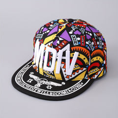 Men's Baseball Cap English Letter Big Brim Hip Hop Hat