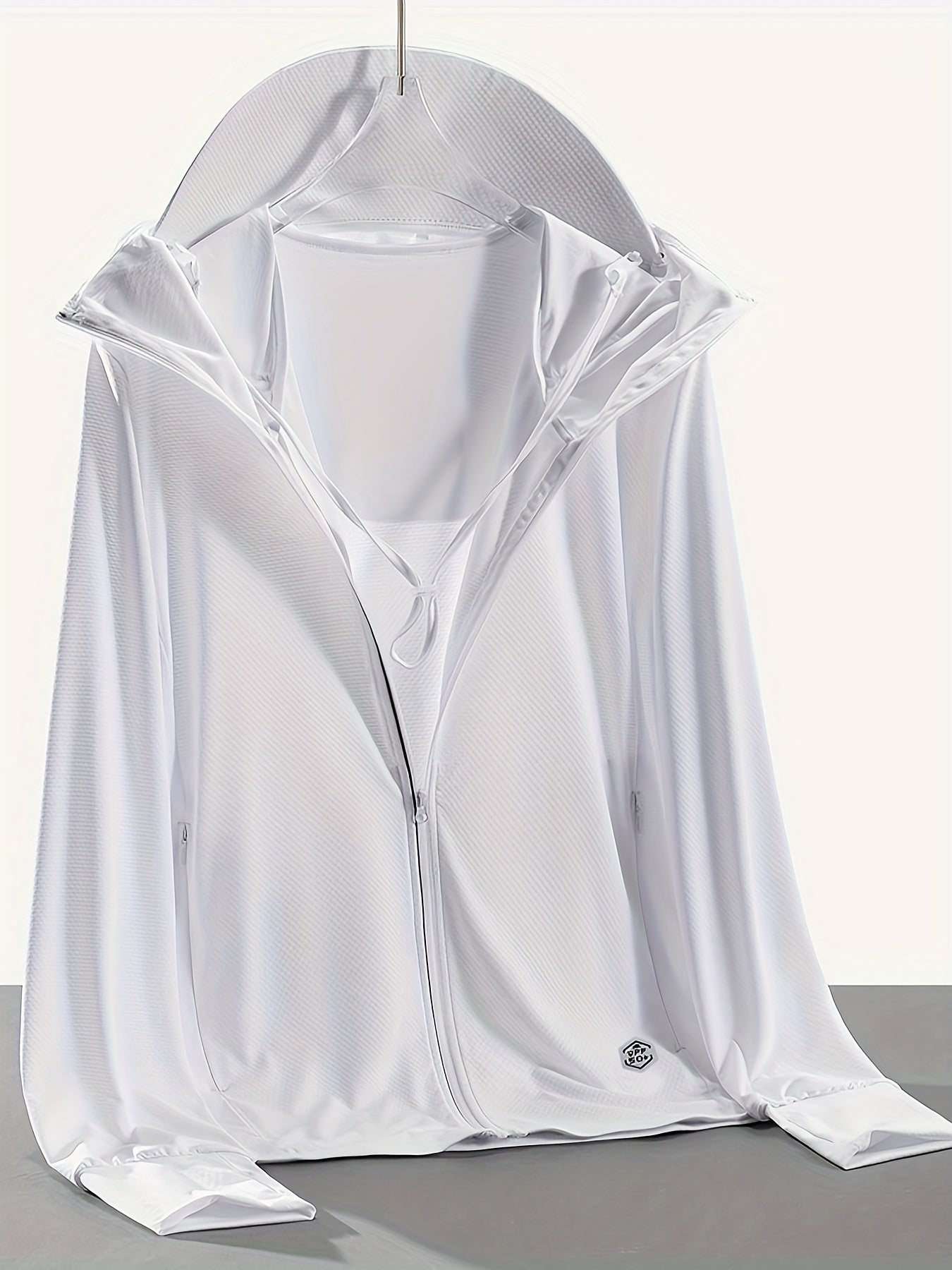 Women's Sunshade Hooded Shirts Drawstring Long Sleeve Cover Up