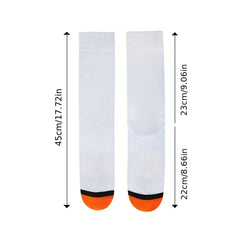 Colorblock Crew Socks Mid Tube Women's Stockings