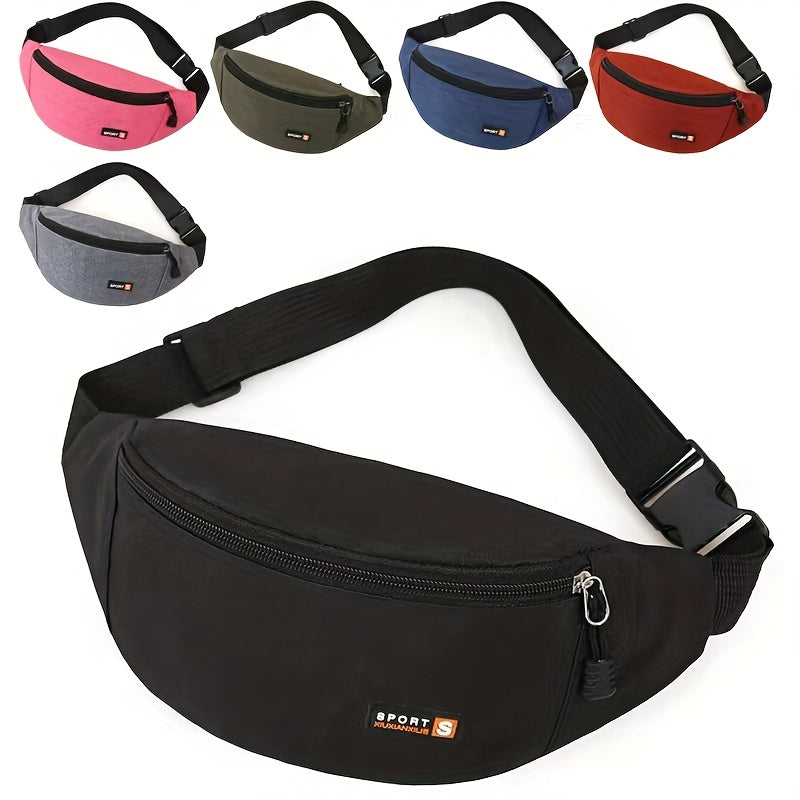 Waterproof Nylon Waist Bag Fanny Pack for Outdoor Activities