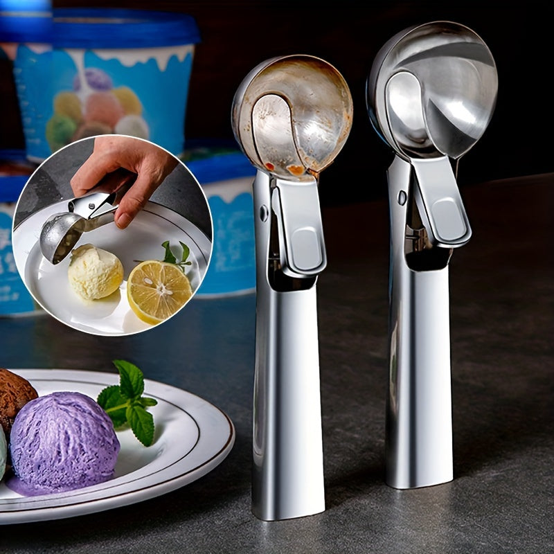 Stainless Steel Ice Cream Scoop and Ball Digger - Multifunctional Tool