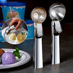 Stainless Steel Ice Cream Scoop and Ball Digger - Multifunctional Tool