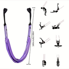 Yoga Stretch Rope Pilates Workout Brace Belt Fitness Supplies