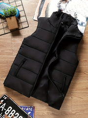 Men's Winter Puffer Vest Lightweight Sleeveless Coat