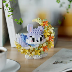 400 pcs DIY Particle Building Blocks Flowers Moonlight Mini Animal Series