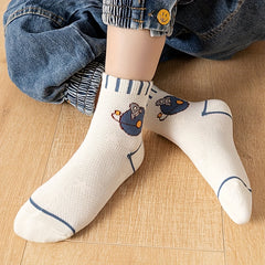 Boys Socks 5 Pairs Thin Breathable Soft Socks