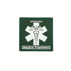 2pcs Foxhound Patch Embroidered Morale Patches with Hook and Loop Fasteners