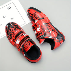 Boy's Turf Football Boots Outdoor Anti-skid No Tie TF Soccer Cleats