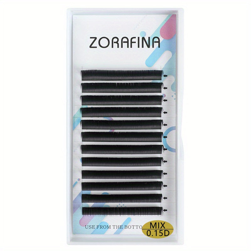 Matte Flat Hair Lashes Natural Cross Fluffy Cluster Lashes Extension