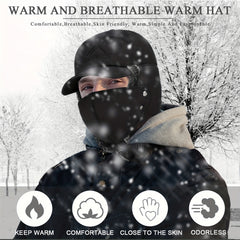 Men's Thermal Trapper Hat Fur Lined Windproof Cap