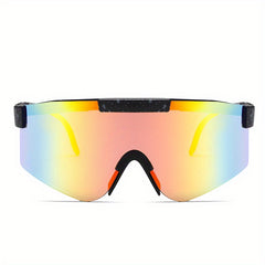 Y2K Sports Sunglasses Full Wrap Around Shield Glasses UV400