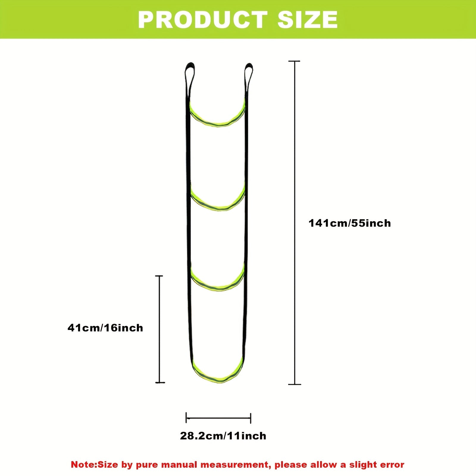 3 Step Climbing Aider For Climbing Stick Aider Webbing Rope Ladder