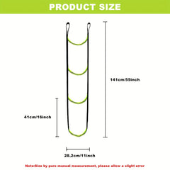 3 Step Climbing Aider For Climbing Stick Aider Webbing Rope Ladder