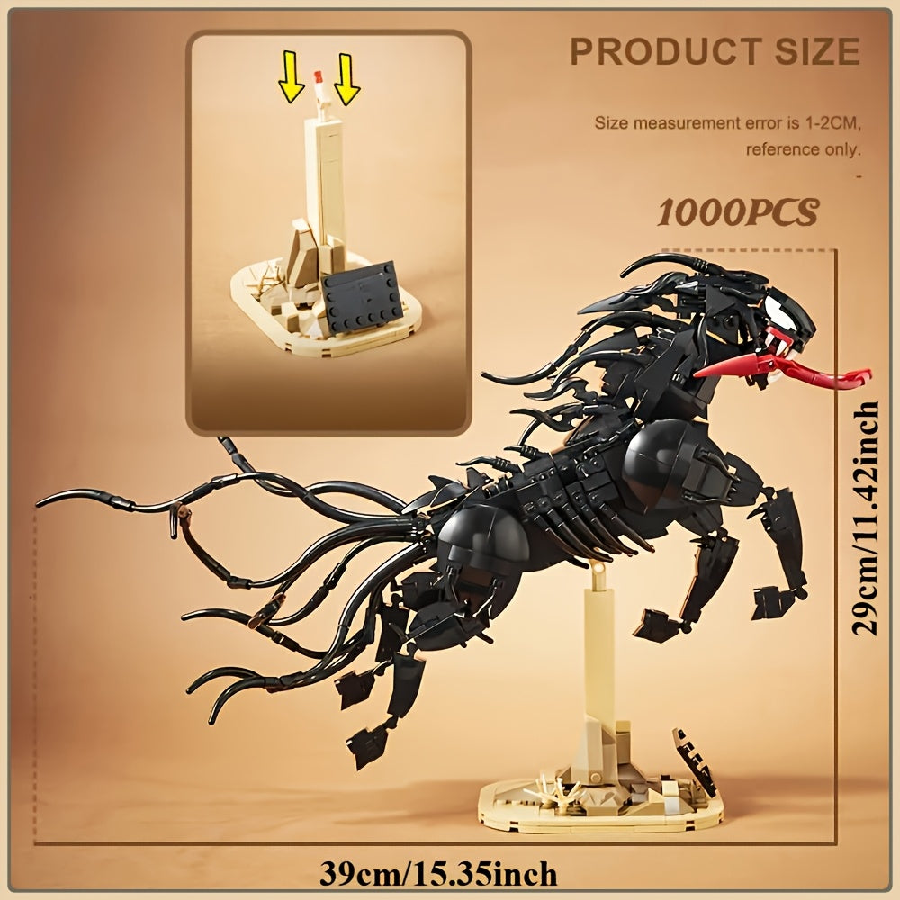1000pcs Battle Horse Building Blocks 2 in 1 Model Toy for Boys