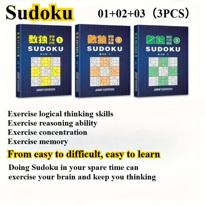 Sudoku Complete Set of 6 Books for All Levels