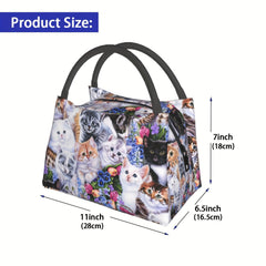 Portable Insulated Lunch Bag for Picnic Beach Fishing Outdoor Work