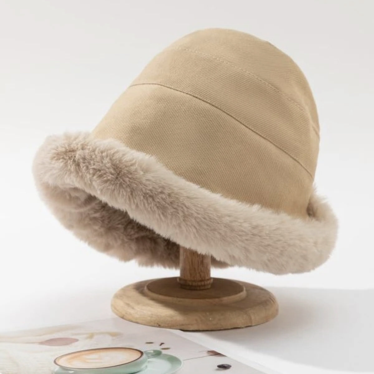 Velvet Hat Winter Cold Hat for Women Valentine's Day