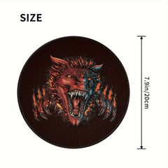 Grimace Pattern Mouse Pad 20x20cm - Non slip Rubber - Desktop Comp