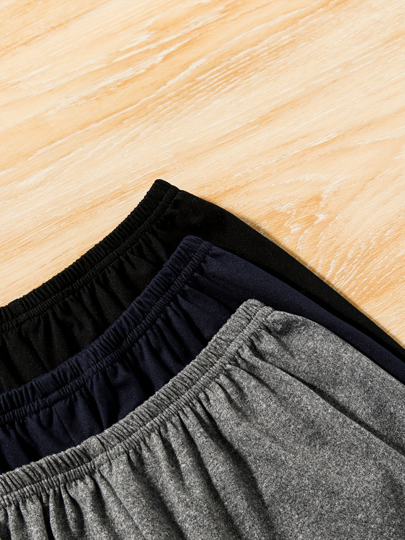 3pcs Boys Comfortable Casual Shorts Elastic Waist for Summer Outdoor