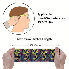 Zombie Sports Headband Sweat Wicking Stretchy Polyester