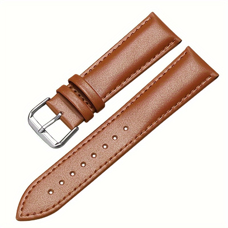 Leather Watch Band 14-22mm Replacement Wrist Strap