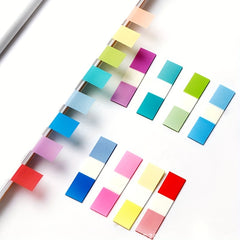 200pcs Colorful Transparent Index Labels Sticky Notes