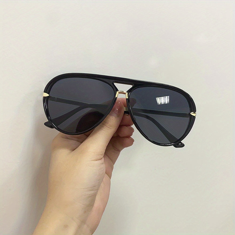 Casual Aviator Sunglasses Gradient Jelly Frame UV400
