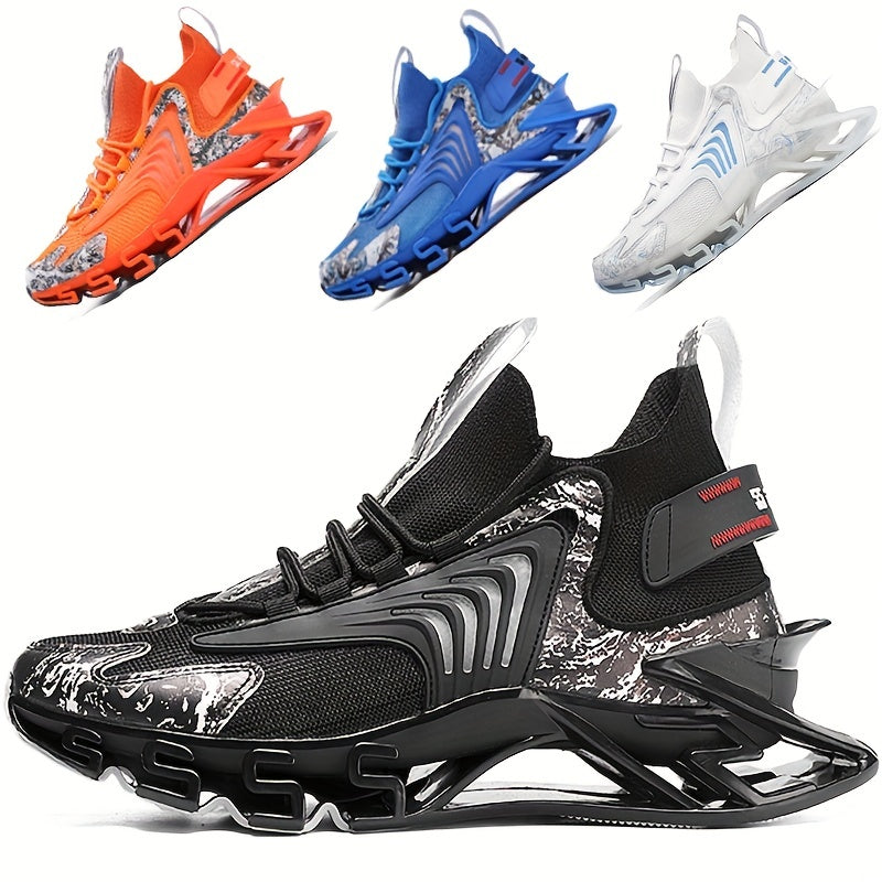 Women's Blade Running Shoes Lace Up Shock Absorption Breathable Sneakers
