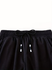 Boys RUN Letter Print Quick-drying Shorts for Summer