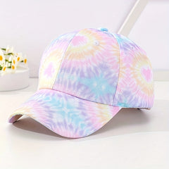 Colorful Sun Protection Baseball Cap For Girls Kids