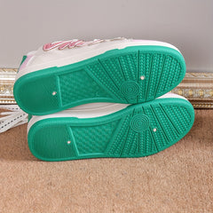 Women's Block Non-slip Skate Shoes Thick Bottom Sneakers