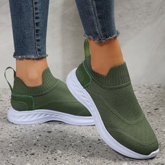 Women's Slip-on Walking Shoes Lightweight Sneakers