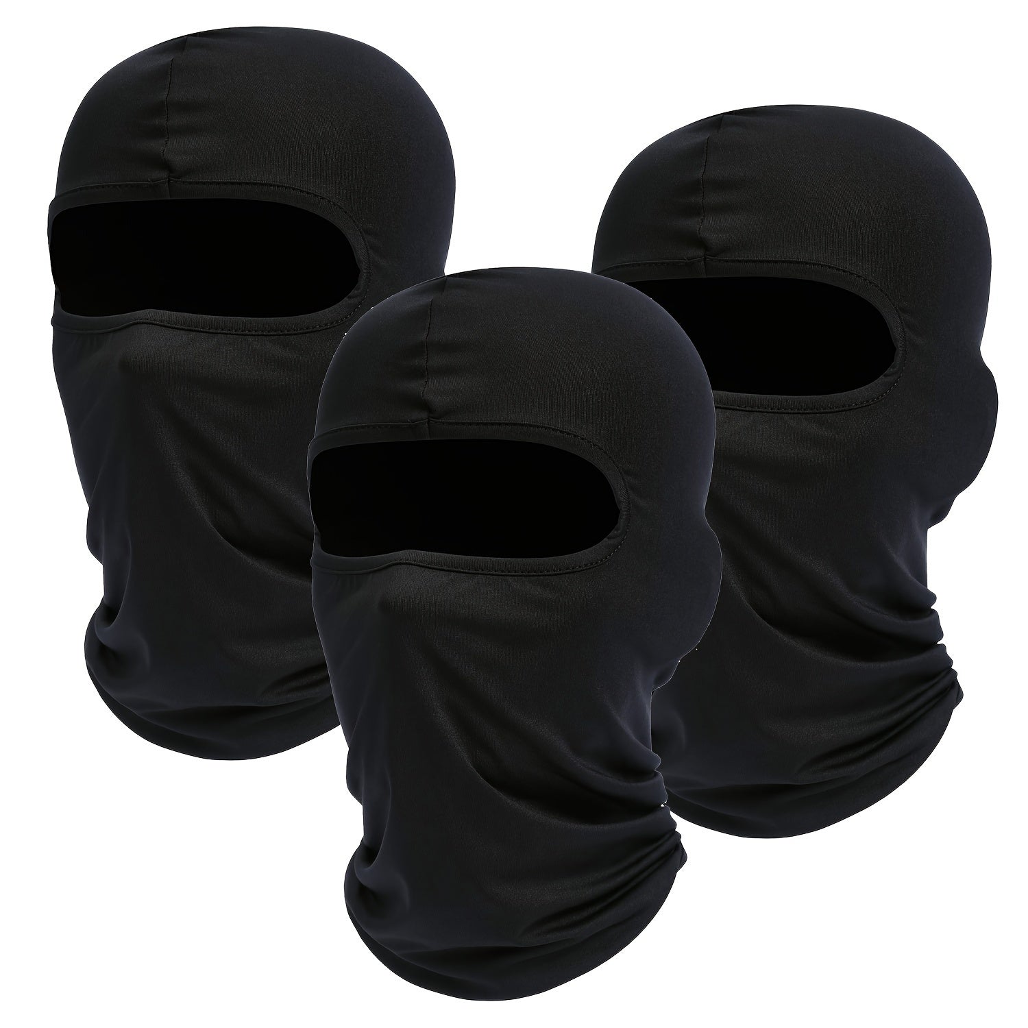 3pcs Balaclava Ski Mask Winter Full Face Mask For Men & Women