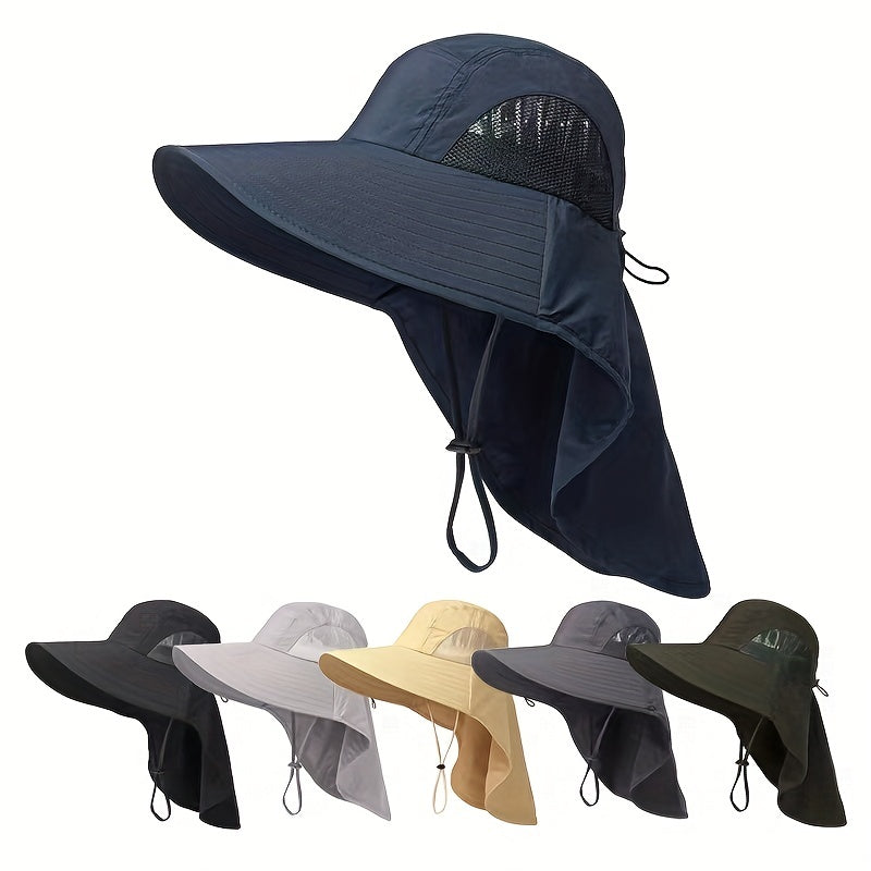 Mesh Breathable Sun Hat Unisex Casual Thin Bucket Hat UV Protection Boonie Hat