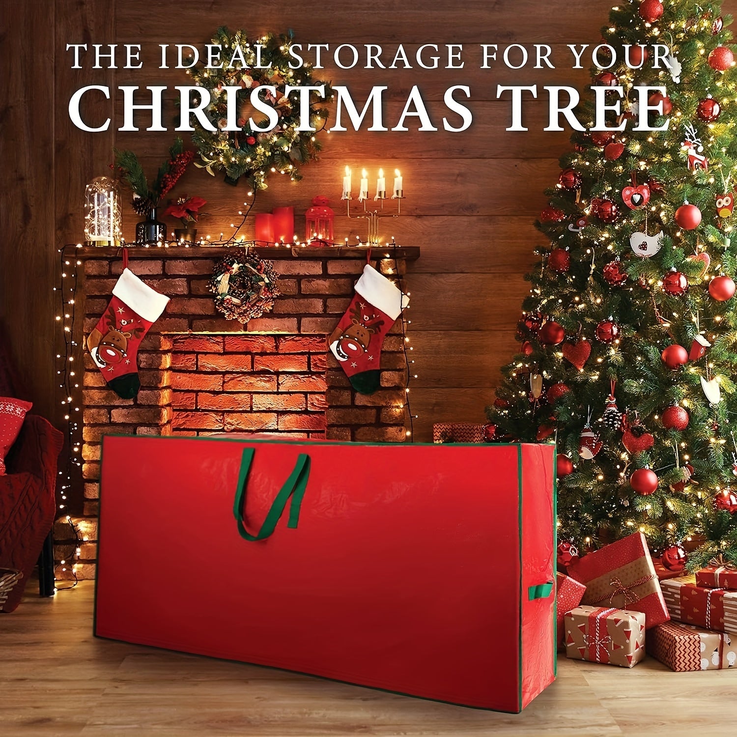 Large Christmas Tree Storage Bag Holds 274 Artificial Holiday Christmas Tree
