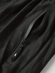 Men's Active Drawstring Shorts with Zip Pockets